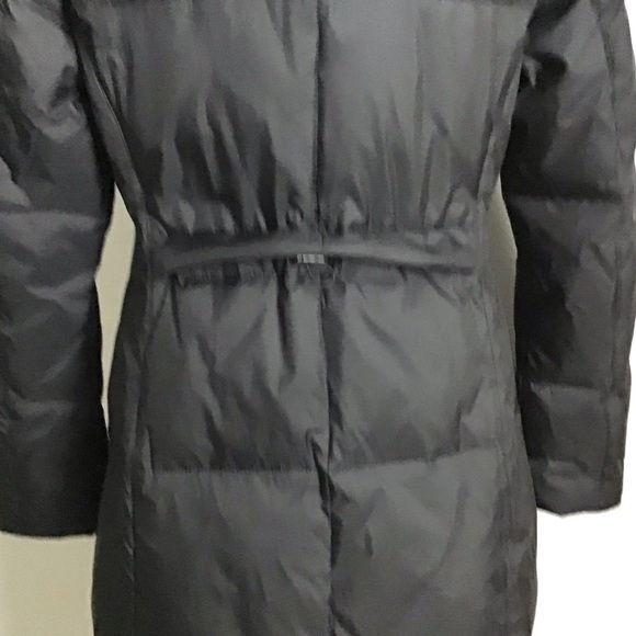 ZARA Long Coat Jacket Adjustable Waist Removable Faux Fur New With Tag - Picture 9 of 10